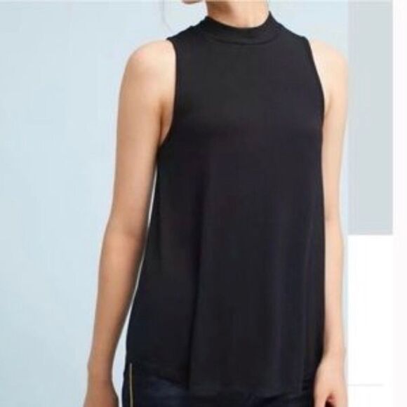 ANTHROPOLOGIE Pure+Good Ribbed Swing Tank - Picture 1 of 9